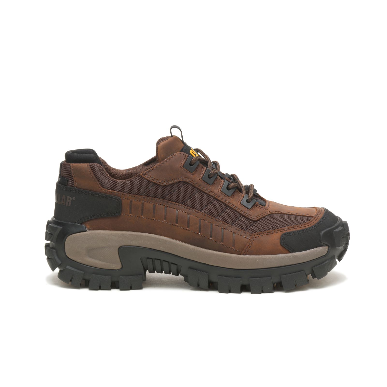 Caterpillar Invader Steel Toe - Mens Steel Toe Shoes - Dark Brown - NZ (360CHTGAE)